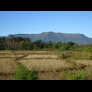 Das Steilufer hinter dem Mekong
